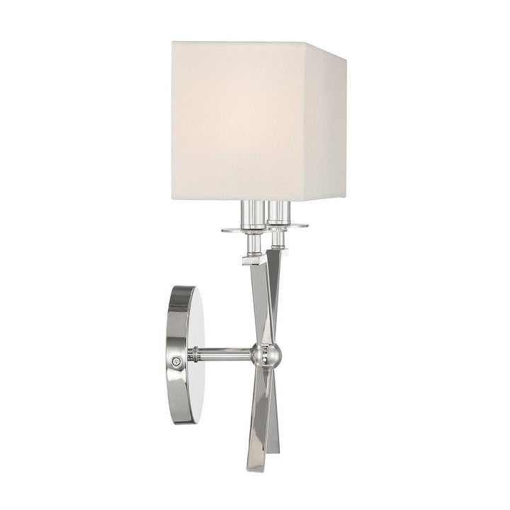 Arondale Two Light Wall Sconce in Polished Nickel Savoy House