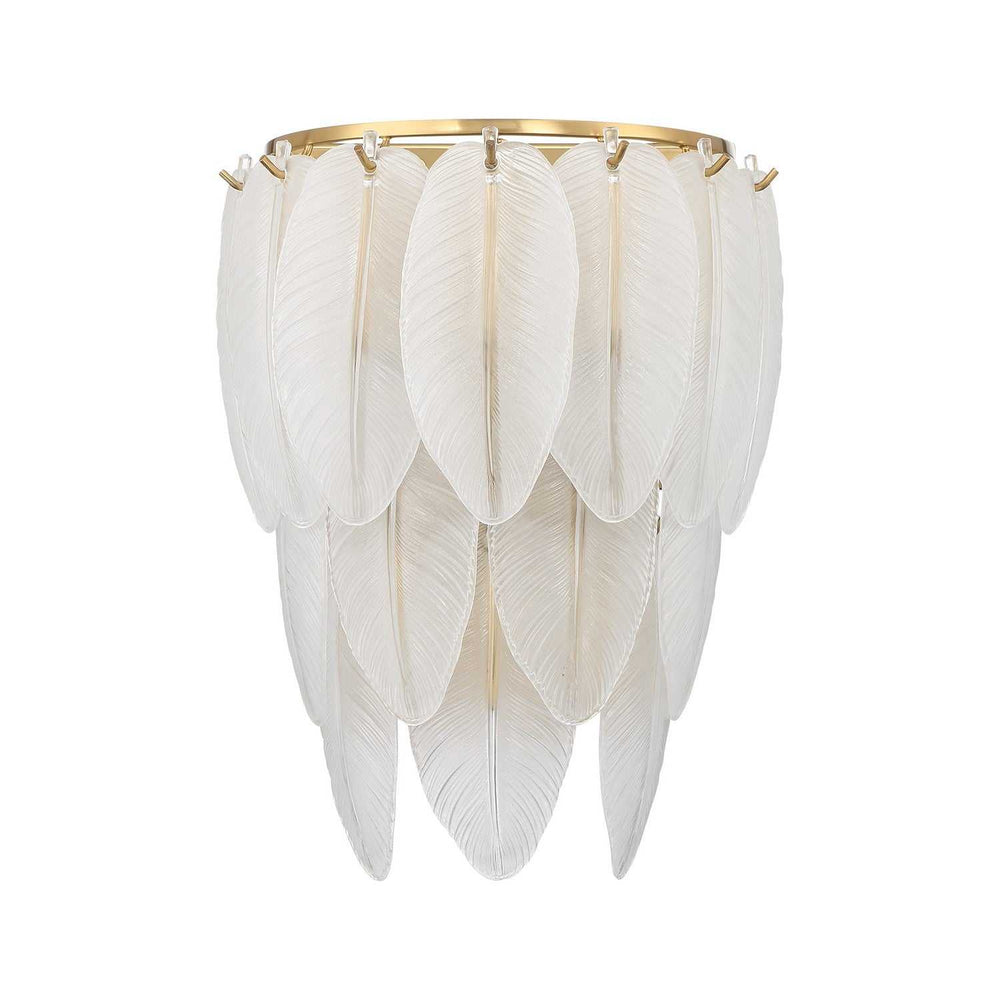 Boa Three Light Wall Sconce in Warm Brass Savoy House