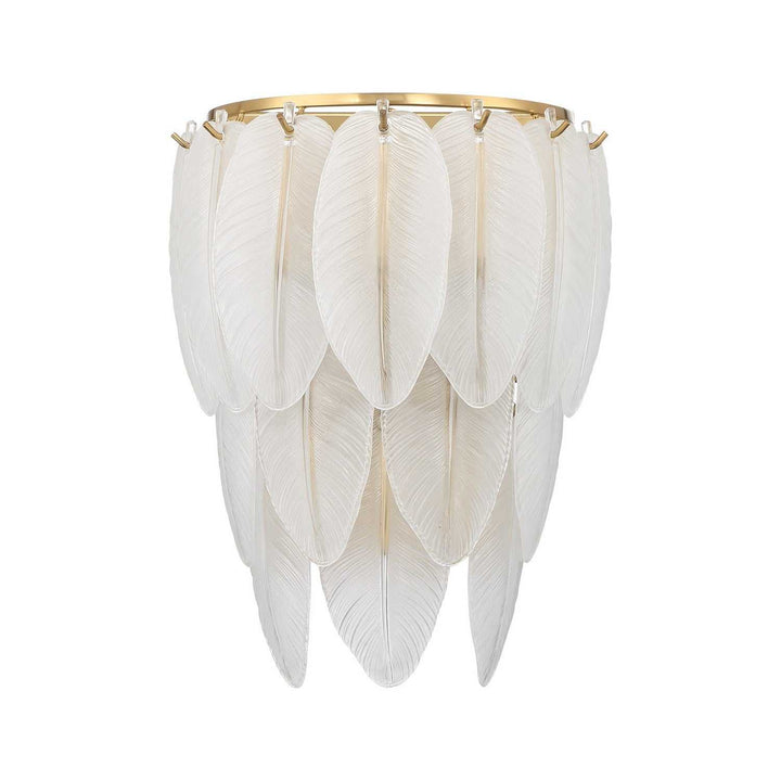 Boa Three Light Wall Sconce in Warm Brass Savoy House