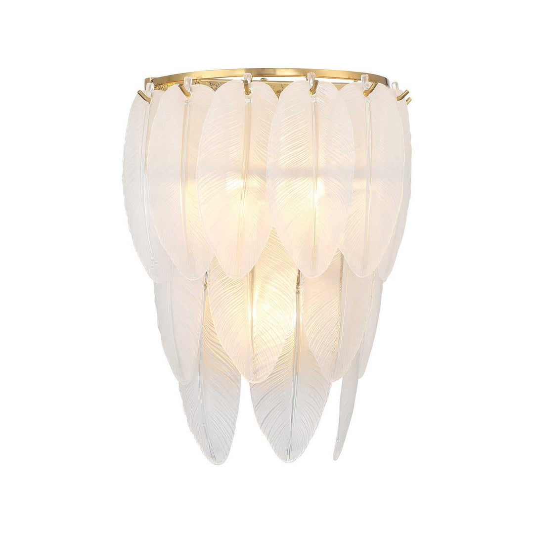 Boa Three Light Wall Sconce in Warm Brass Savoy House