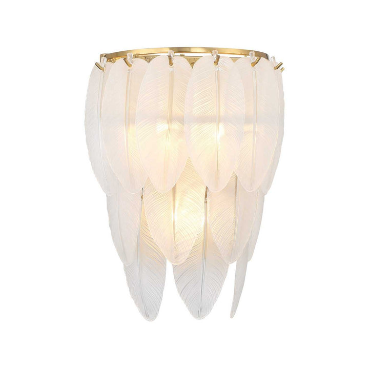 Boa Three Light Wall Sconce in Warm Brass Savoy House