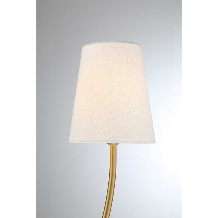 Barclay Two Light Wall Sconce in Warm Brass Savoy House