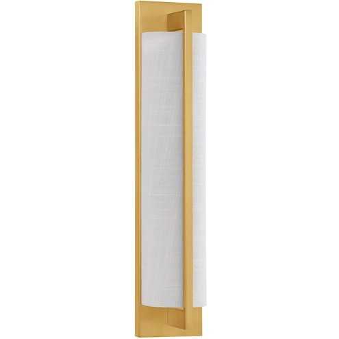 Carver Two Light Wall Sconce in Warm Brass Savoy House