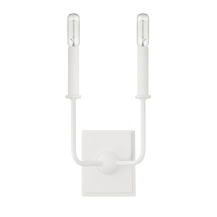 Avondale Two Light Wall Sconce in Bisque White Savoy House