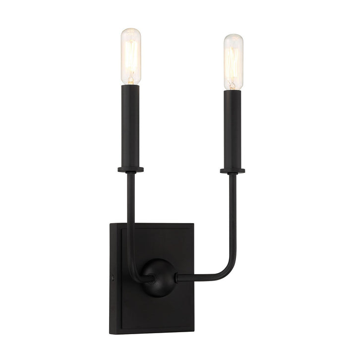 Avondale Two Light Wall Sconce in Matte Black Savoy House