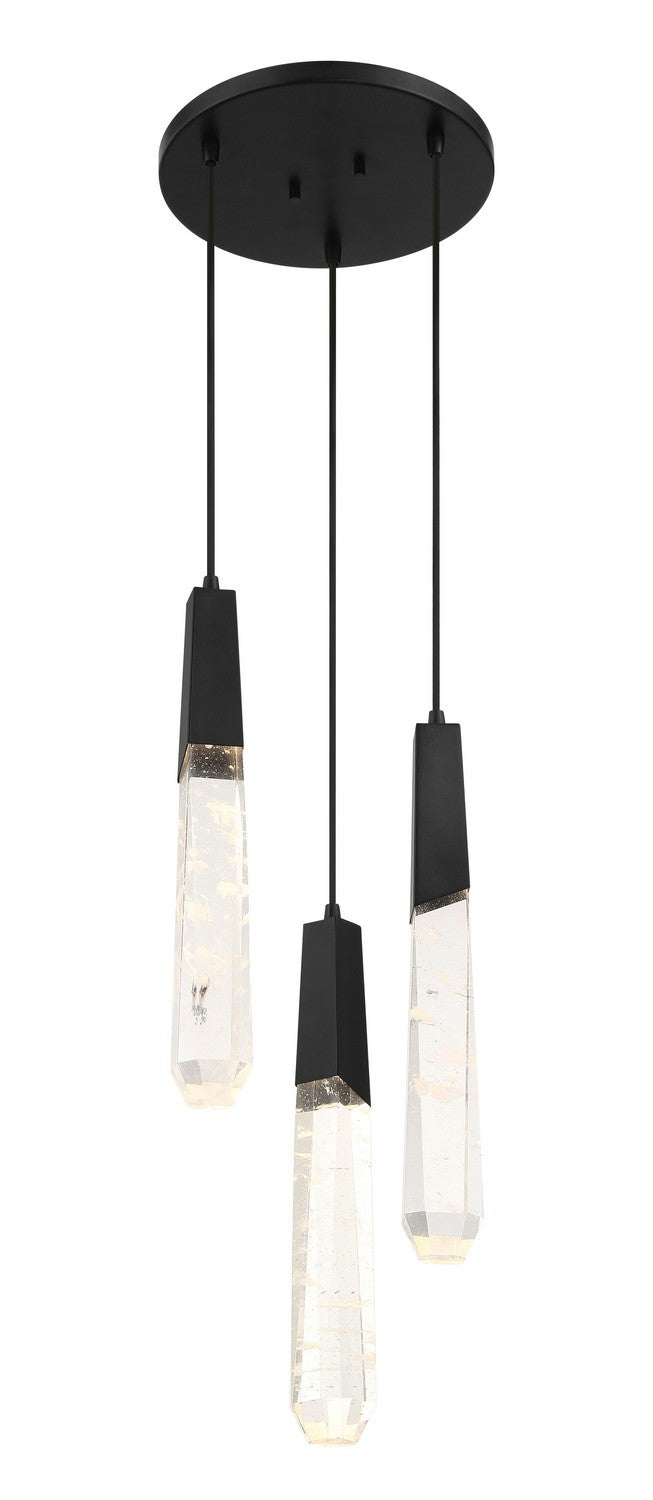 George Kovacs - P1284-66A-L - LED Pendant - Drifting Droplets - Coal