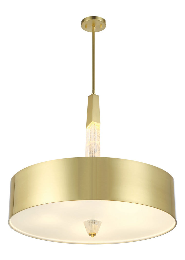 George Kovacs - P1285-859-L - LED Pendant - Drifting Droplets - Brushed Brass