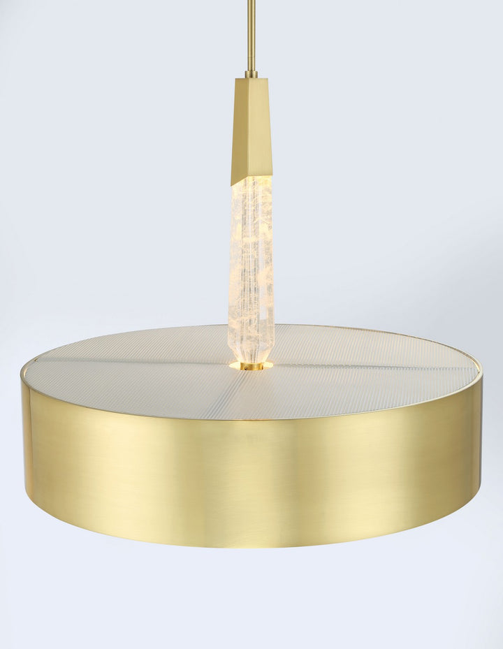George Kovacs - P1285-859-L - LED Pendant - Drifting Droplets - Brushed Brass