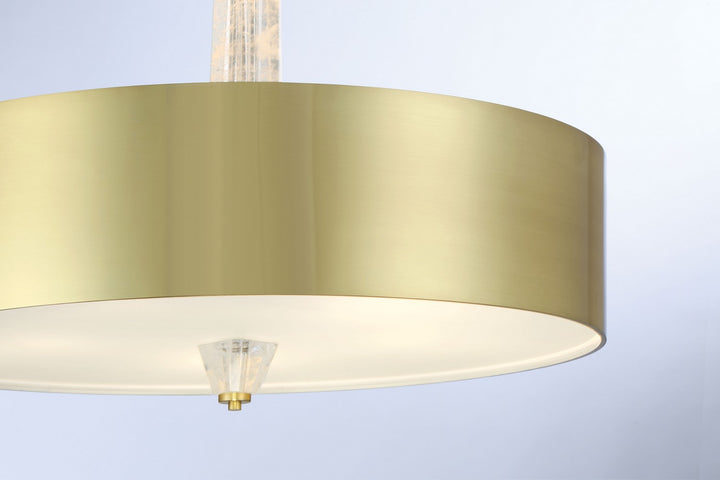 George Kovacs - P1285-859-L - LED Pendant - Drifting Droplets - Brushed Brass