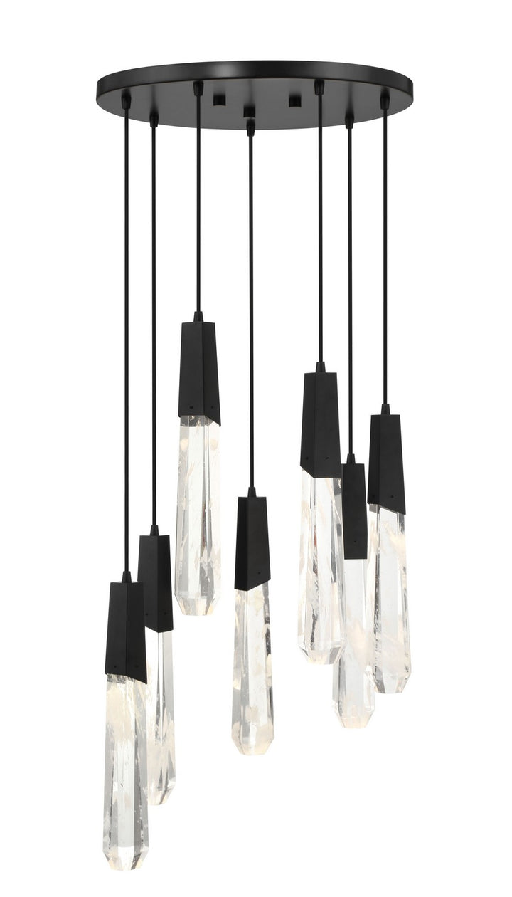 George Kovacs - P1287-66A-L - LED Pendant - Drifting Droplets - Coal