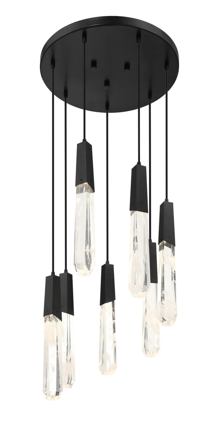 George Kovacs - P1287-66A-L - LED Pendant - Drifting Droplets - Coal