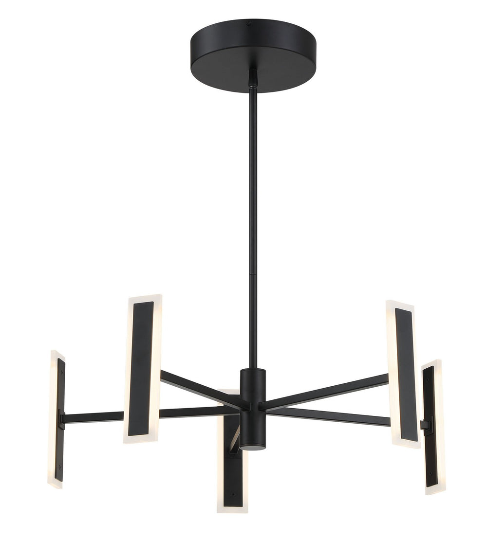 George Kovacs - P1415-66A-L - LED Chandelier - Edge - Coal