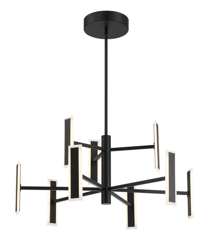 George Kovacs - P1419-66A-L - LED Chandelier - Edge - Coal