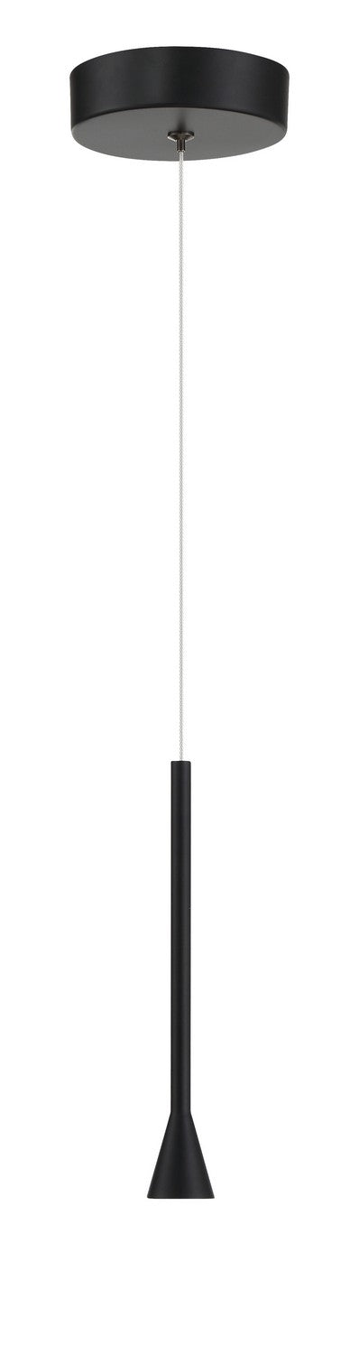 George Kovacs - P1456-66A-L - LED Mini Pendant - Piccolo - Coal