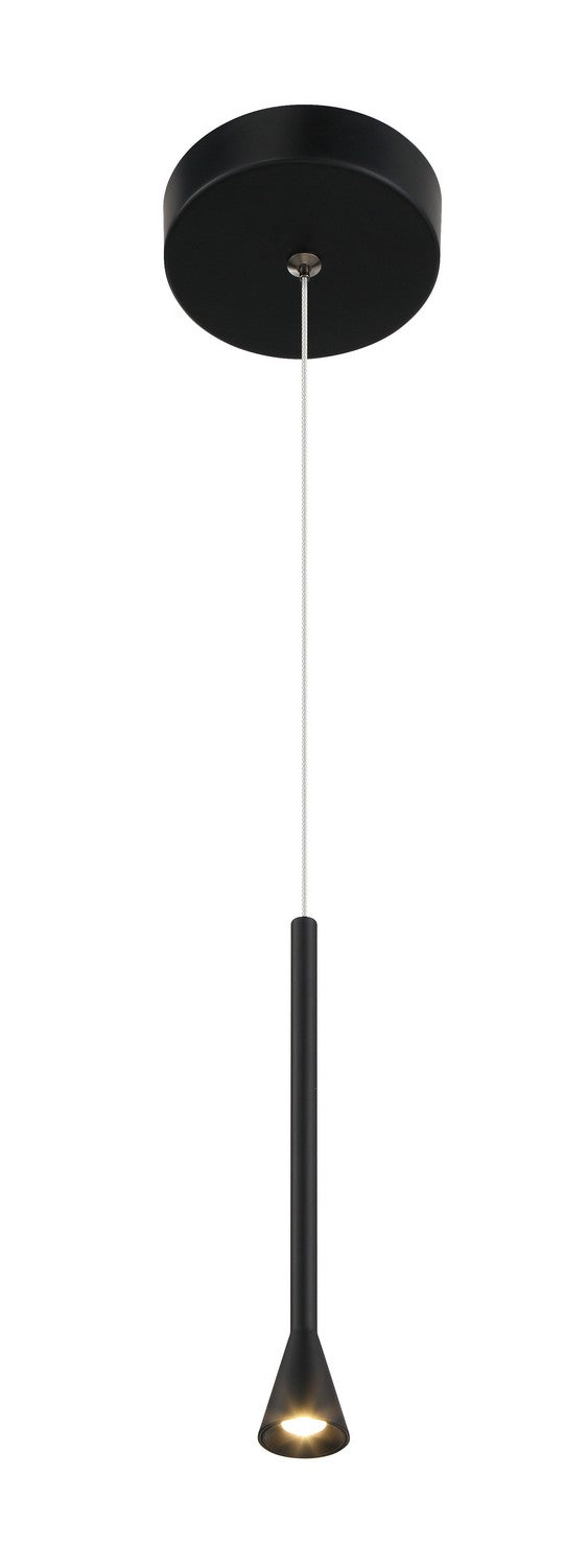 George Kovacs - P1456-66A-L - LED Mini Pendant - Piccolo - Coal