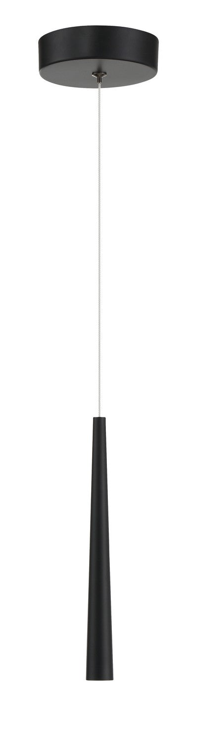 George Kovacs - P1458-66A-L - LED Mini Pendant - Stretch - Coal