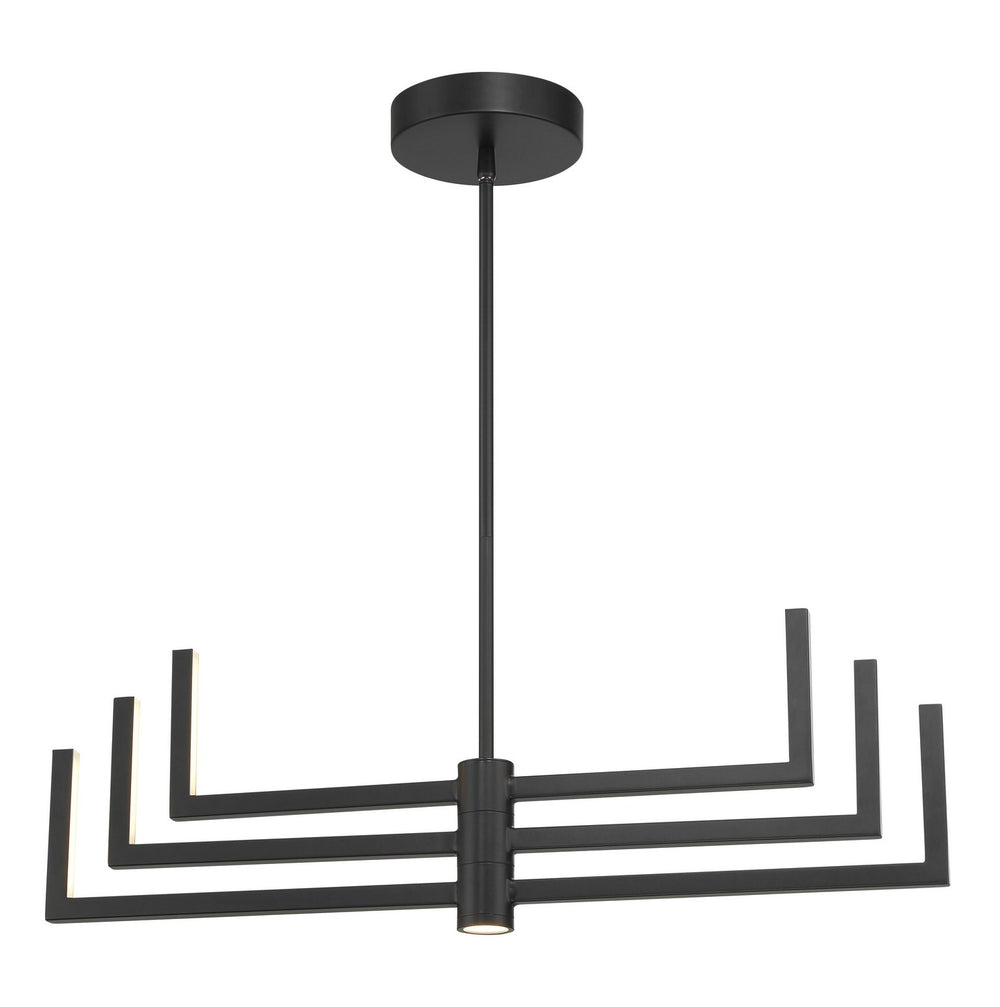 George Kovacs - P1476-66A-L - LED Chandelier - Arrticular - Coal