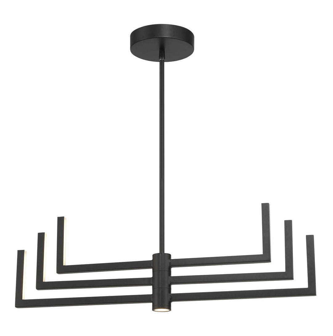 George Kovacs - P1476-66A-L - LED Chandelier - Arrticular - Coal