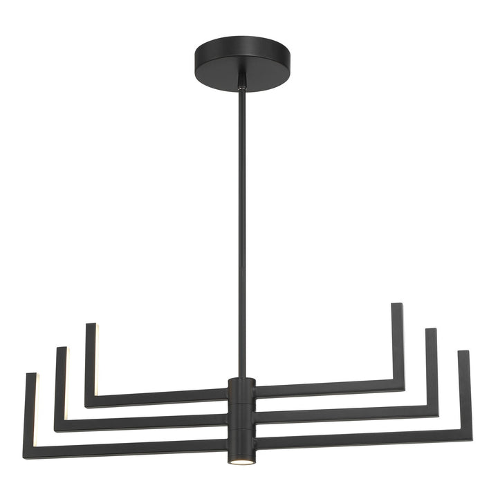 George Kovacs - P1476-66A-L - LED Chandelier - Arrticular - Coal