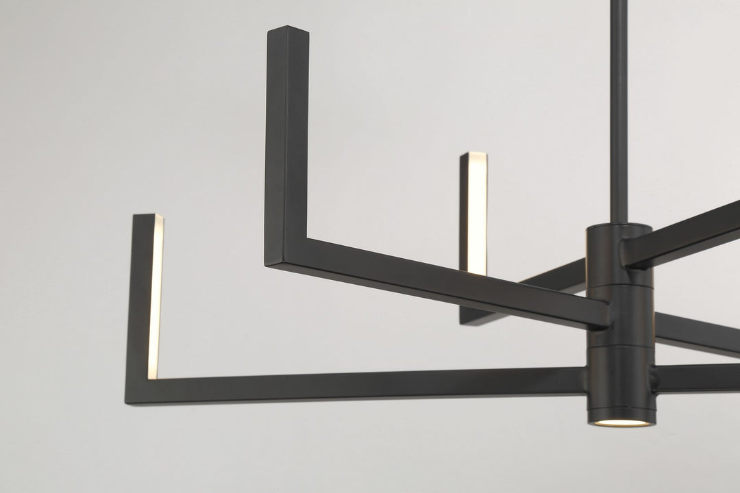 George Kovacs - P1476-66A-L - LED Chandelier - Arrticular - Coal