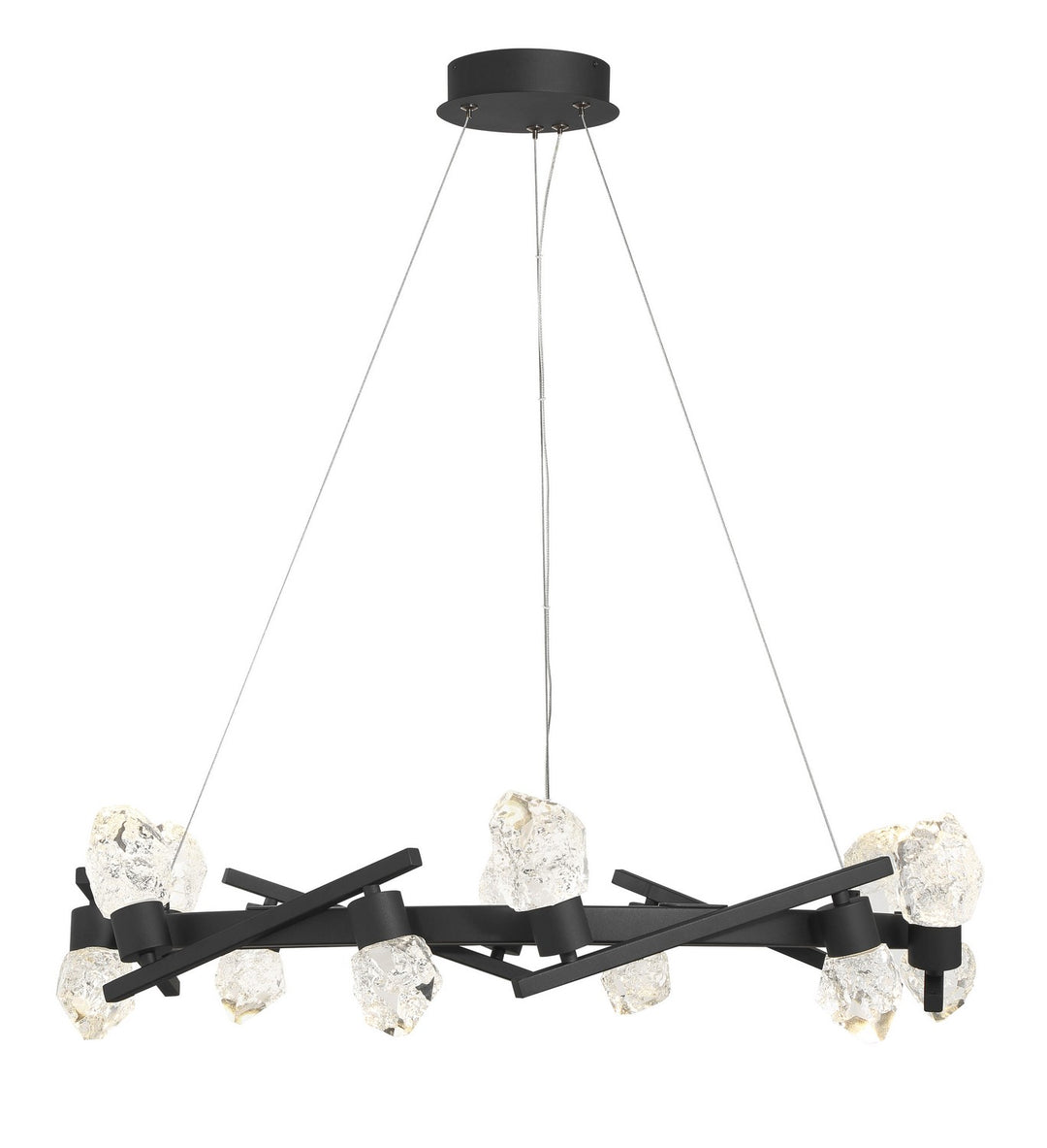 George Kovacs - P1537-066-L - LED Chandelier - Kosmyc - Sand Coal