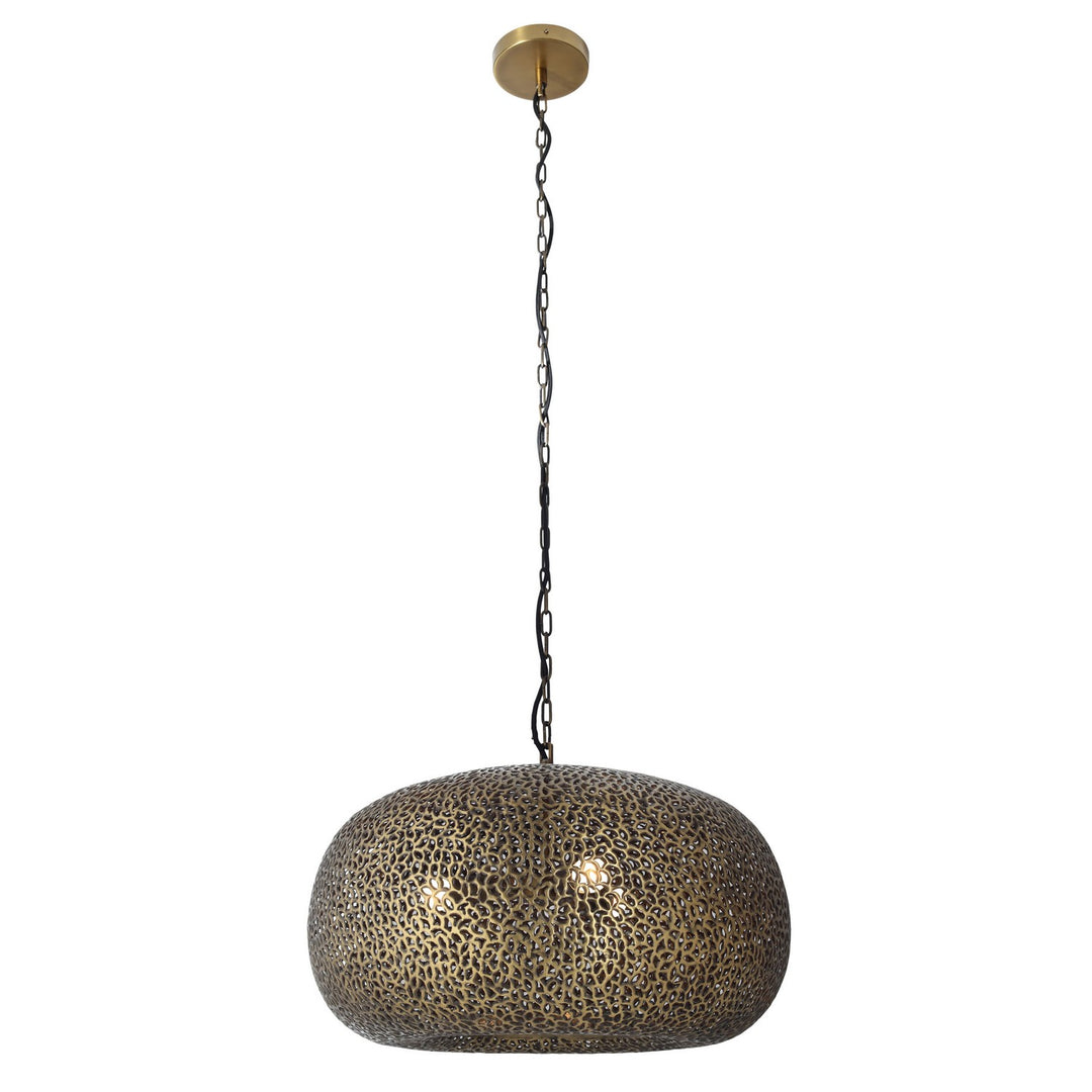 Metropolitan - N1503-752 - Three Light Pendant - Moradabad - Gilded Brass