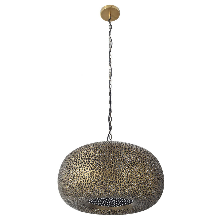 Metropolitan - N1503-752 - Three Light Pendant - Moradabad - Gilded Brass