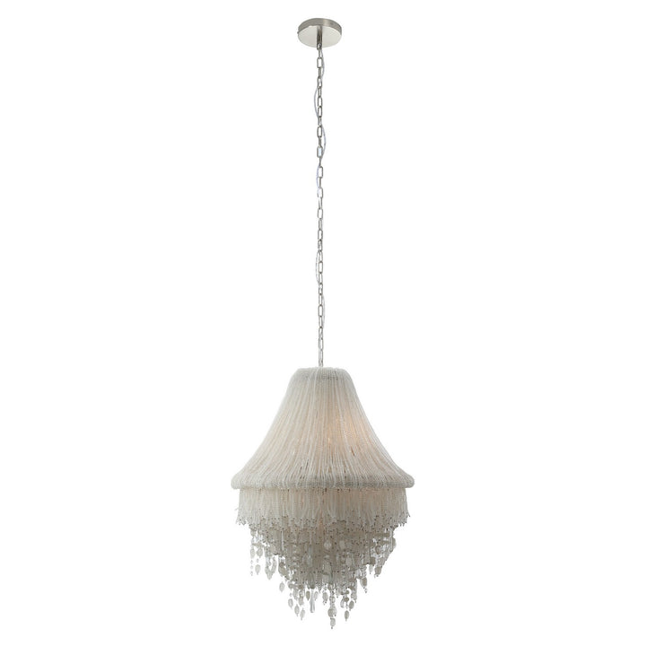 Metropolitan - N1513-613 - Three Light Flush Mount - Crystal Reign - Polished Nickel