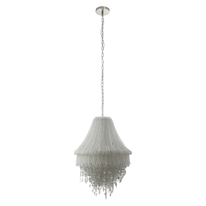 Metropolitan - N1513-613 - Three Light Flush Mount - Crystal Reign - Polished Nickel