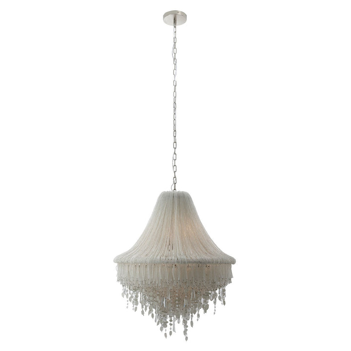 Metropolitan - N1517-613 - Seven Light Pendant - Crystal Reign - Polished Nickel