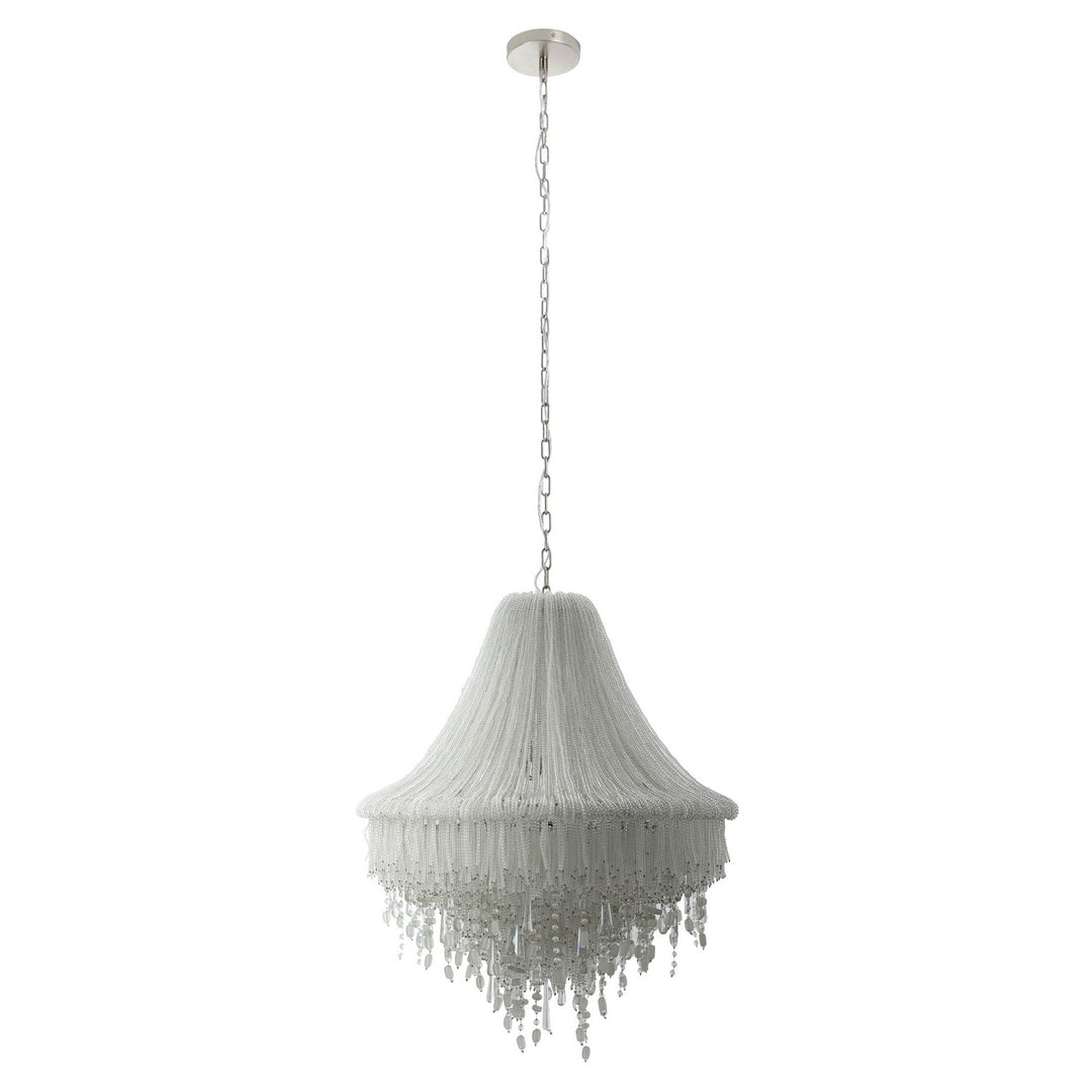Metropolitan - N1517-613 - Seven Light Pendant - Crystal Reign - Polished Nickel
