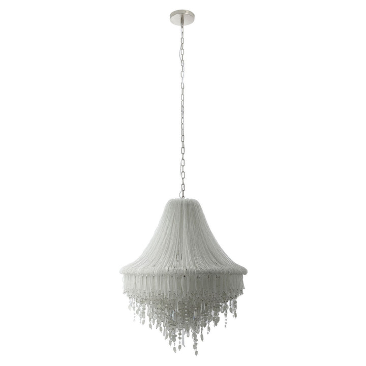 Metropolitan - N1517-613 - Seven Light Pendant - Crystal Reign - Polished Nickel