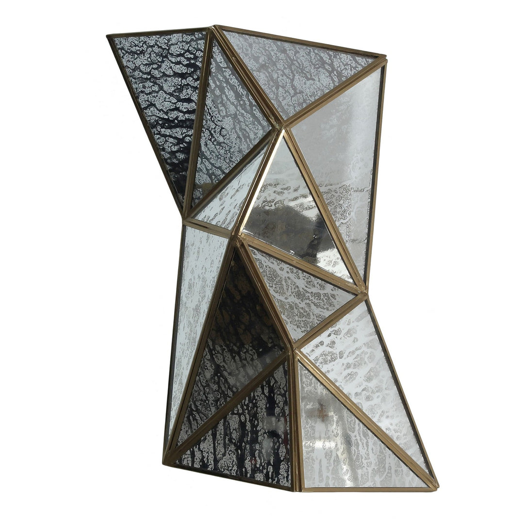 Metropolitan - N1692-863 - Two Light Wall Sconce - Geo-Gem - Artisan Brass