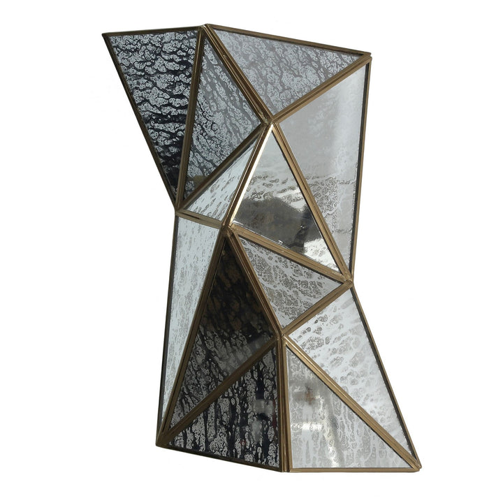 Metropolitan - N1692-863 - Two Light Wall Sconce - Geo-Gem - Artisan Brass
