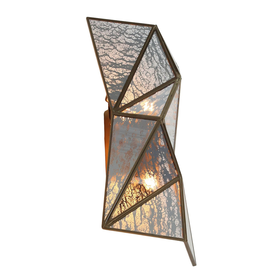 Metropolitan - N1692-863 - Two Light Wall Sconce - Geo-Gem - Artisan Brass