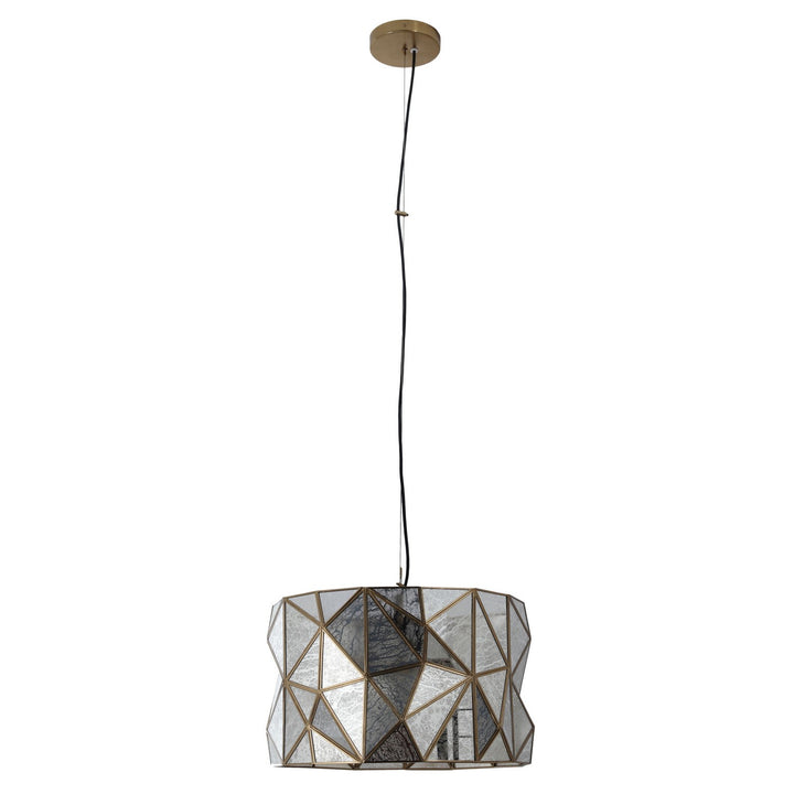 Metropolitan - N1693-863 - Three Light Pendant - Geo-Gem - Artisan Brass