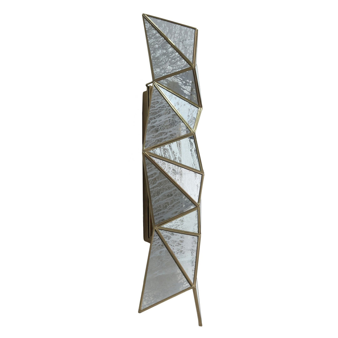 Metropolitan - N1694-863 - Four Light Wall Sconce - Geo-Gem - Artisan Brass