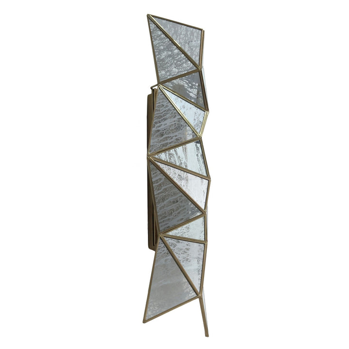 Metropolitan - N1694-863 - Four Light Wall Sconce - Geo-Gem - Artisan Brass