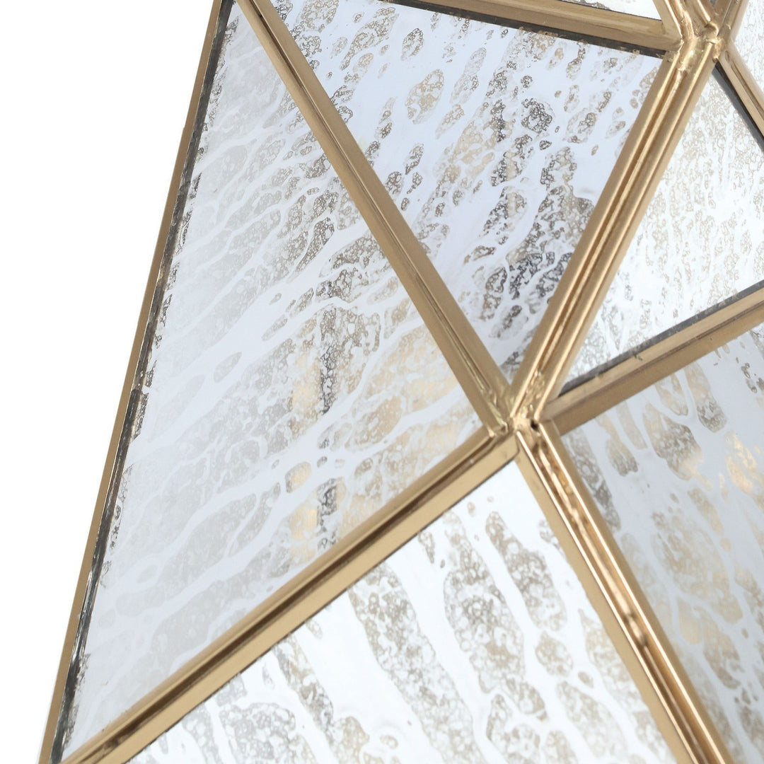 Metropolitan - N1694-863 - Four Light Wall Sconce - Geo-Gem - Artisan Brass