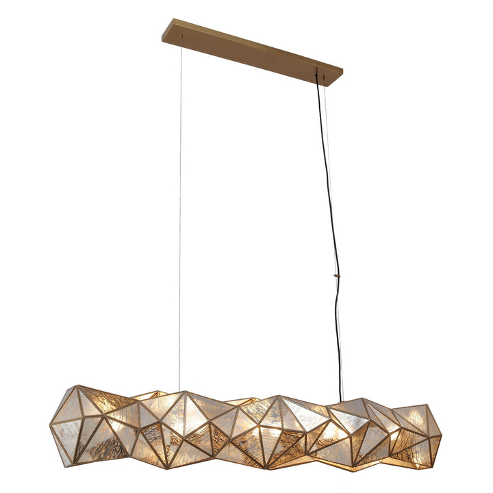 Metropolitan - N1697-863 - Eight Light Island Pendant - Geo-Gem - Artisan Brass