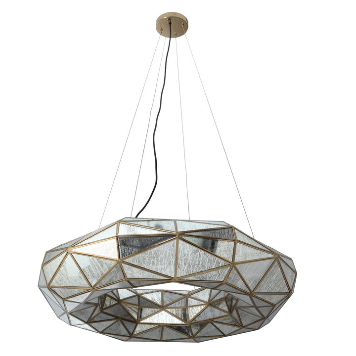 Metropolitan - N1698-863 - Eight Light Chandelier - Geo-Gem - Artisan Brass