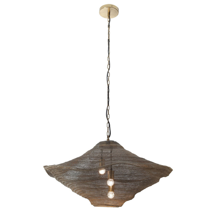 Metropolitan - N1764-752 - Three Light Pendant - Marseille - Gilded Brass