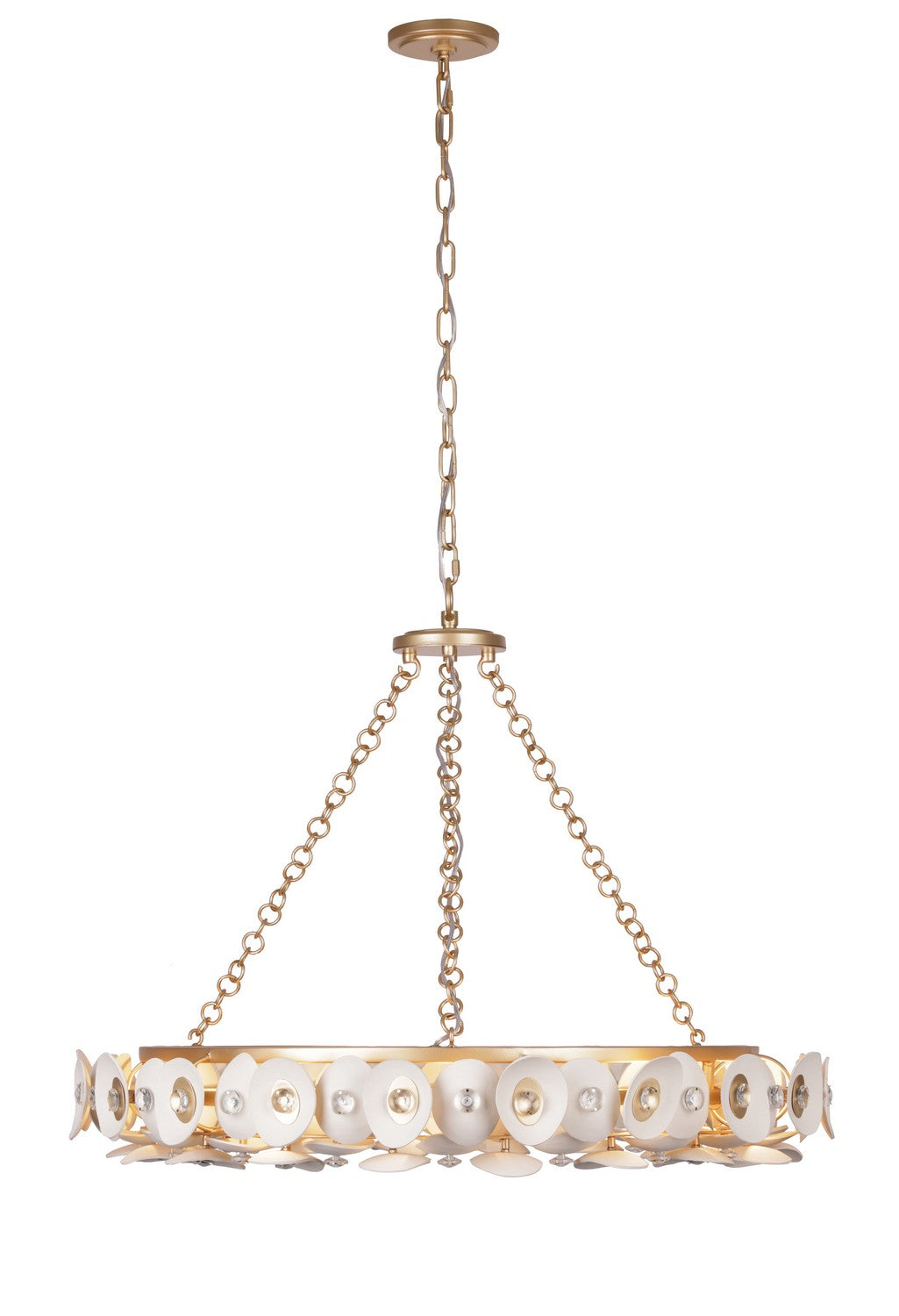 Metropolitan - N1865-760 - Ten Light Pendant - Niu - Fawn Gold