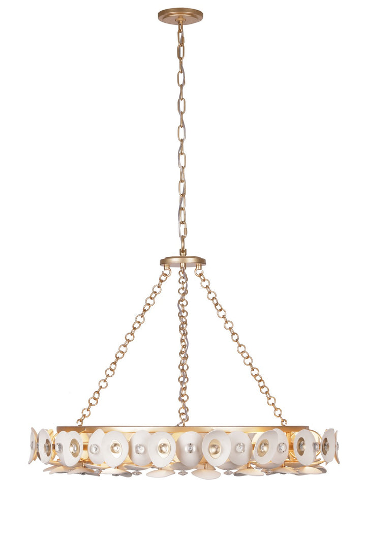 Metropolitan - N1865-760 - Ten Light Pendant - Niu - Fawn Gold