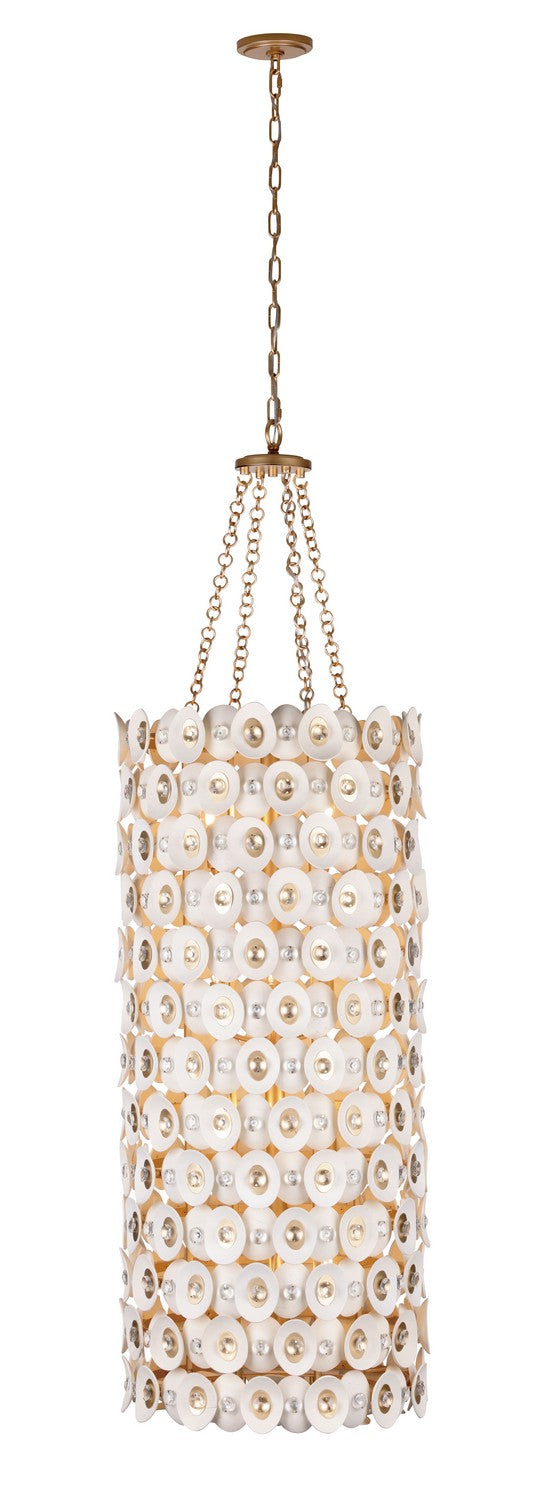 Metropolitan - N1866-760 - 12 Light Foyer Pendant - Niu - Fawn Gold