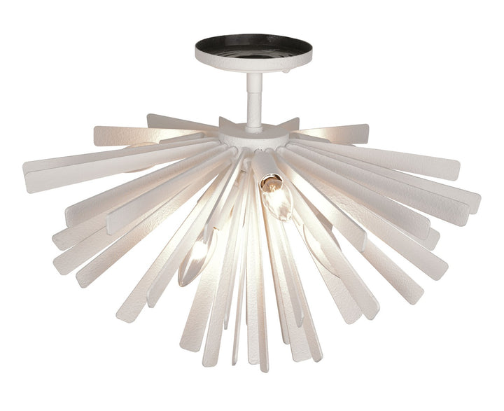 Metropolitan - N1906-792 - Six Light Flush Mount - Confluence - Piastra White