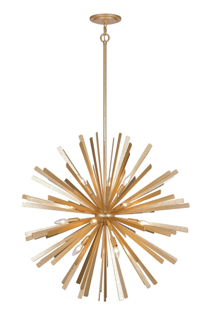 Metropolitan - N1908-785 - 16 Light Pendant - Confluence - Piastra Gold