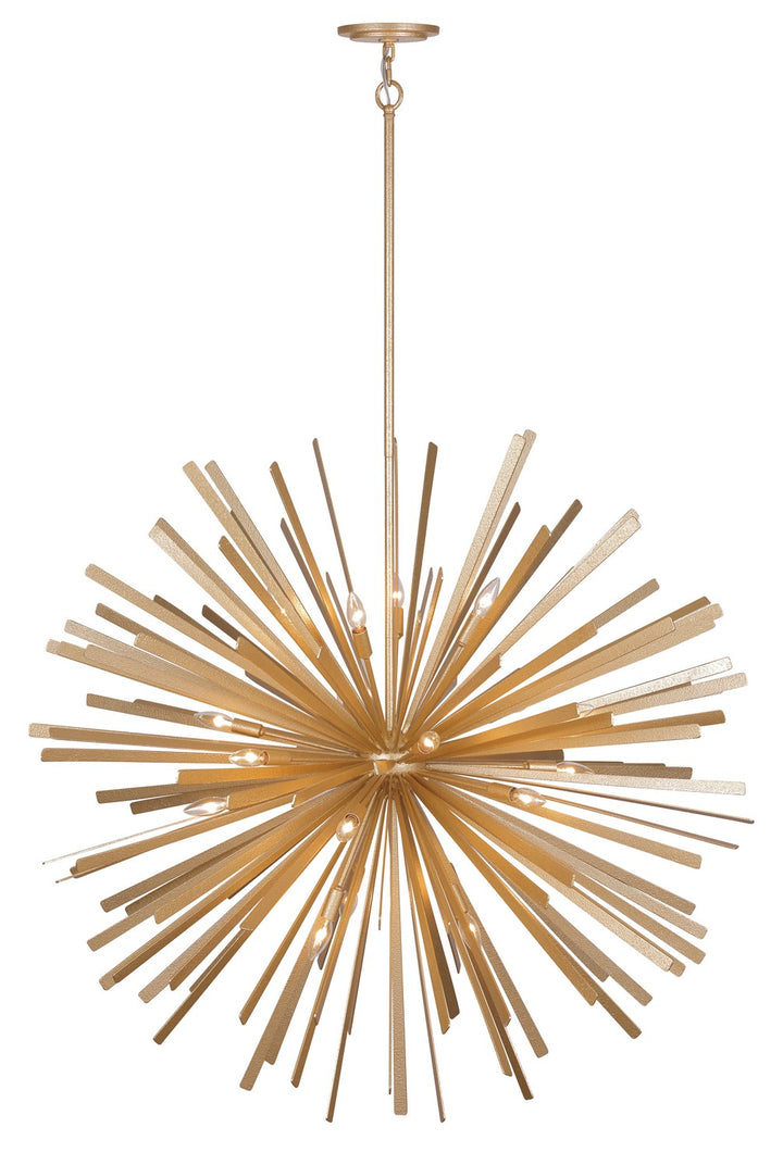 Metropolitan - N1909-785 - 20 Light Pendant - Confluence - Piastra Gold