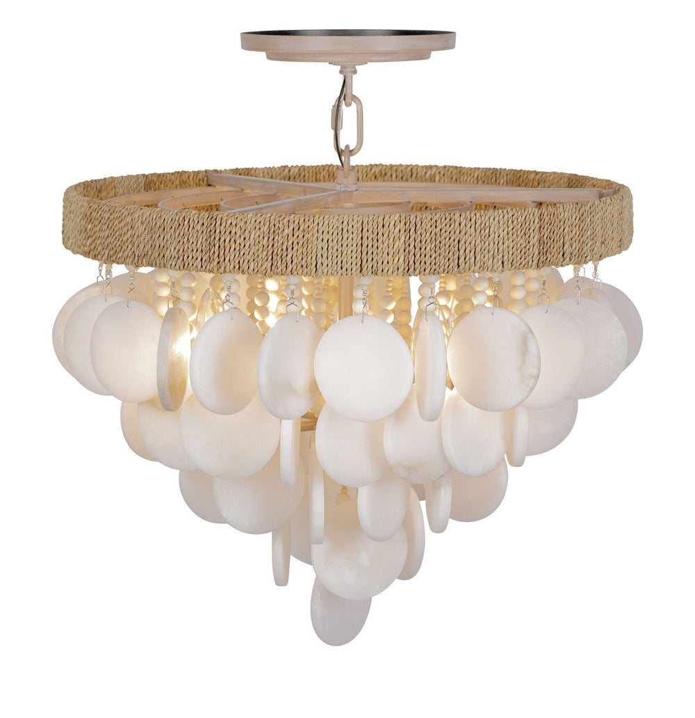 Metropolitan - N1914-759 - Four Light Semi Flush Mount - Aurelia'S Cove - Autumn White