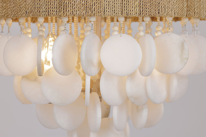 Metropolitan - N1914-759 - Four Light Semi Flush Mount - Aurelia'S Cove - Autumn White